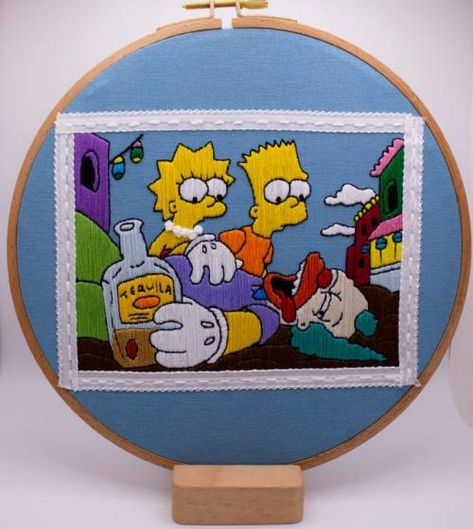 The Happiest Place on Earth! by JoeyJoJo_Sr_Shabadoo Embroidery Crafts, Happiest Place On Earth, Embroidery Craft, Embroidery Projects, On Earth, Happy Places, Embroidery Patterns, Hand Embroidery, Embroidery Designs