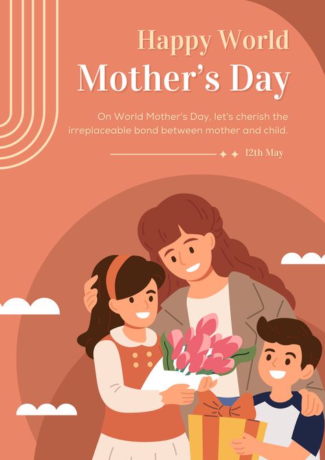 👉CLICK THE LINK TO EDIT!💻✨   Celebrate the special bond of motherhood with our heartwarming poster design template! Whether it's your own mom, a mother figure, or a friend who's a mom, this design is perfect for expressing your love and appreciation. Add your favorite photos, heartfelt messages, and meaningful quotes to make it truly personal. With Canva's easy-to-use editing tools. #MothersDay #CanvaDesign #PosterTemplate  👣 Follow us too! 🌟 @kreasicantikcanva Mother Day Poster Design, Mother's Day Poster, Mothers Day Poster, Heartfelt Messages, School Posters, Poster Designs, Editing Tools, Canva Design, Custom Posters