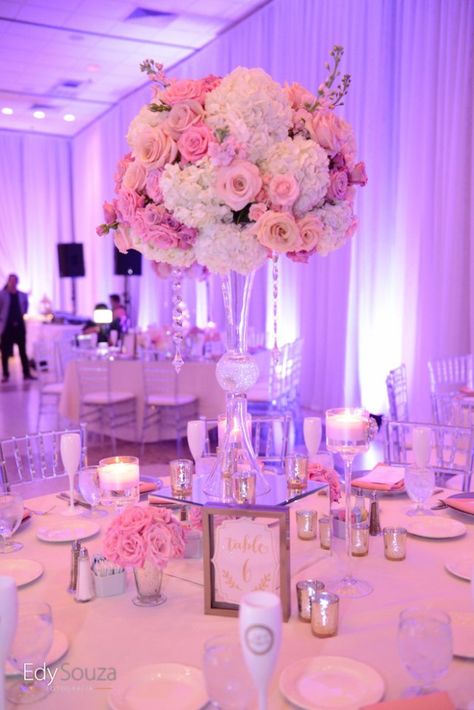 Blush And White Wedding, White Wedding Centerpieces, Sweet 15 Party Ideas Quinceanera, Sweet 15 Party Ideas, Quinceanera Centerpieces, Pink Quince, Quinceanera Planning, Quince Decorations, Rustic Wedding Decorations