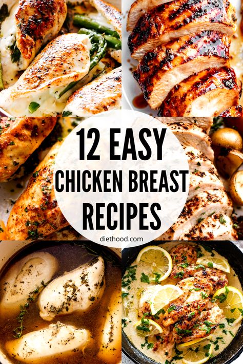 Easy Chicken Masala Recipe, Sauteed Chicken Recipes, 3 Ingredients Recipes, Diethood Recipes, Easy Chicken Breast Recipes, Quick Chicken Breast Recipes, Chicken Masala Recipe, Pan Seared Chicken Breast, Boiled Chicken Breast