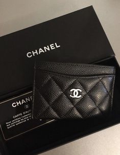 Chanel Cardholder, Chanel Card Holder, Luxury Bags Collection, Handbag Essentials, Fayetteville Nc, Key Accessories, Chanel Wallet, Luxury Purses, Luxury Wallet