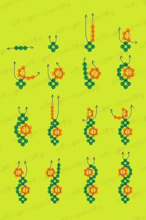 Telegram Bracelet, Bead Work Ideas, Beaded Friendship Bracelet Ideas, Seed Bead Bracelets Patterns Tutorials, Bead Pets Pattern Easy, Beaded Bracelet Patterns Tutorials, Beaded Jewelry Tutorials Step By Step, Beaded Flower Tutorial, Bead Bracelet Tutorial