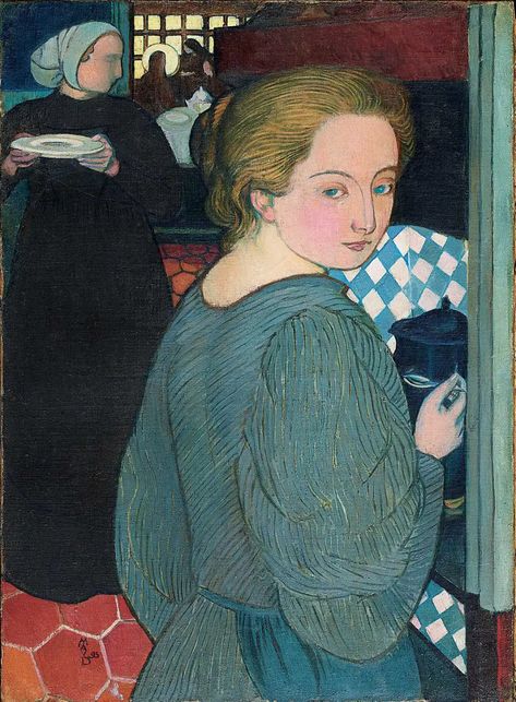 Maurice Denis (1870-1943), The Cook, 1893. Private collection. Paris in the Days of Post-Impressionism: Signac and the Indépendants Felix Vallotton, Maurice Denis, Edouard Vuillard, Avant Garde Artists, Pierre Bonnard, Art Sacre, Henry Miller, Fauvism, European Paintings