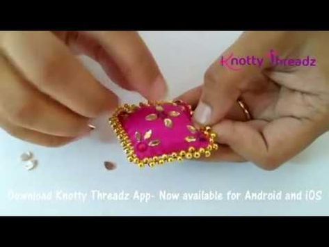 How to make Latkans for Lehengas or Blouses | Silk Thread Tassels For Skirts | www.knottythreadz.com - YouTube Name Latkans For Lehenga, Handmade Latkans For Blouse, Aari Work Tassels, How To Make Latkans At Home, Latkans For Blouse Handmade, Latkans For Lehenga Handmade, Tassels For Lehenga, Latkans For Lehenga, Blouse Hangings