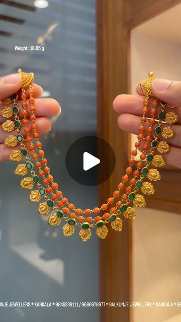 Corals Gold Jewellery, Latest Beads Jewellery Designs Gold, Coral Gold Jewellery, Beads Jewelry Indian Gold Latest, Corals And Pearls Jewellery, Gold Beads Necklace Indian, Coral Necklace Indian Gold, Coral Necklace Designs, Coral Jewelry Indian Gold