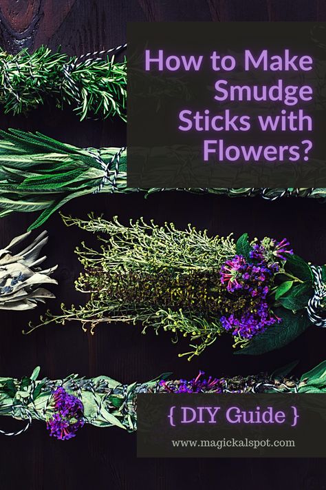 Lemongrass Smudge Stick, How To Make A Smudge Stick Diy, Making Smudge Sticks, Make Smudge Sticks Diy, Homemade Smudge Sticks, Lavender Smudge Sticks Diy, How To Make A Smudge Stick, How To Make Sage Smudge Sticks, Diy Smudge Stick