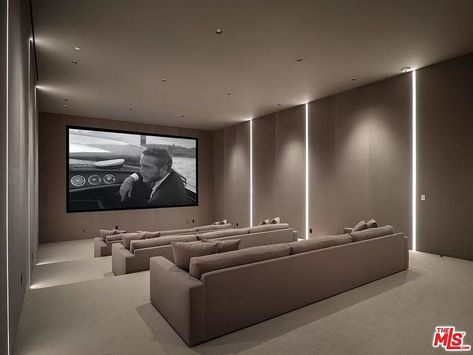 Movies Theater, Home Theater Room Design, Beverly Hills Mansion, Theater Room Design, Home Cinema Room, At Home Movie Theater, Home Theater Rooms, Home Theater Design, Beverly Hills California