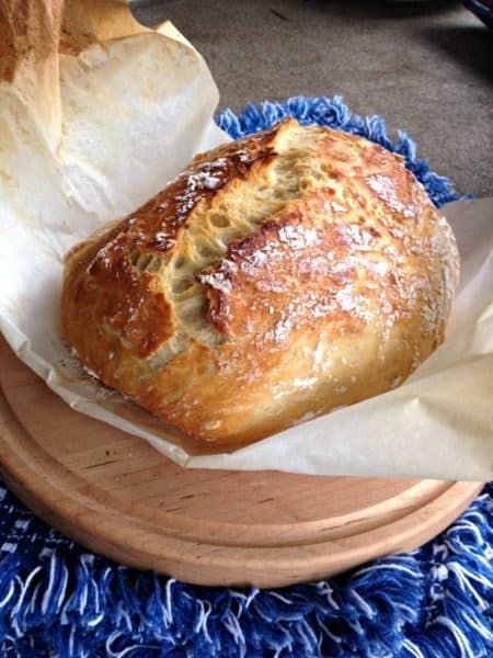 This low-maintenance no knead bread dutch oven recipe takes just minutes to mix together then it rests and rises for hours (LOTS of hours). It is baked in a dutch oven or cast iron pot with a lid. Another great use for your dutch oven plus no fancy bread equipment needed! Made by Holly Baker at www.abakershouse.com Baking Bread At Home, Rustic Bakery, Oven Bread, A Loaf Of Bread, Dutch Oven Bread, Brown Recipe, Knead Bread, Rustic Bread, Breads & Buns