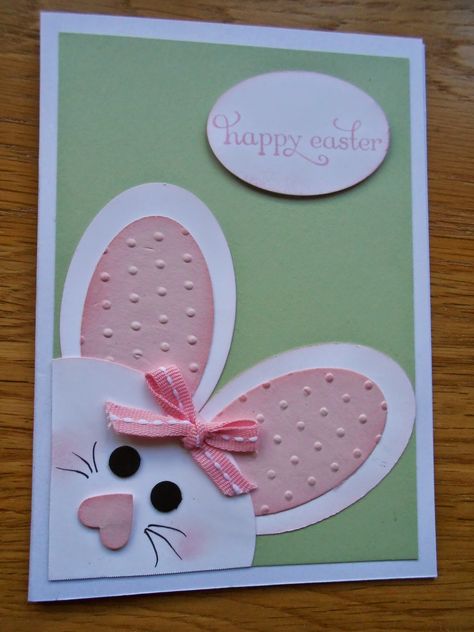 Kids Easter Cards, Diy Easter Cards, Easter Cards Handmade, Gubahan Bunga, Easter Weekend, Bunny Face, Spring Cards, A Bunny, Easter Crafts For Kids