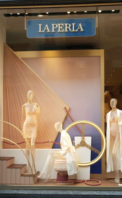 Visual Merchandising Ideas, Shades Of Nude, Fashion Window Display, Merchandising Ideas, Window Display Retail, Store Design Boutique, Visual Merchandising Displays, Store Window Displays, Window Display Design