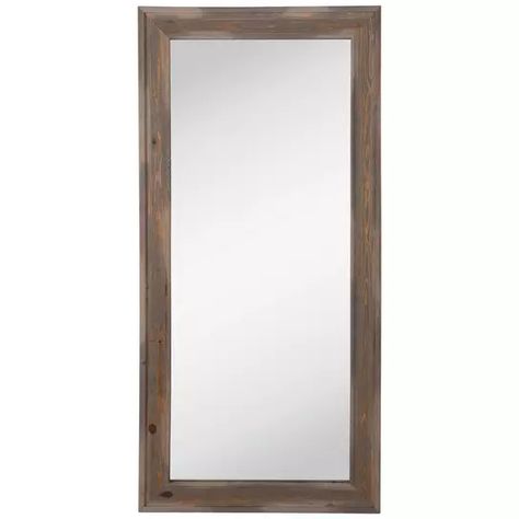 Driftwood Frame, Long Mirror, Rustic Wall Mirrors, Leaner Mirror, Hallway Design, Wood Wall Mirror, Wood Mirror, Framed Mirror Wall, Wall Mirrors