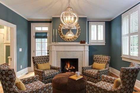 Sherwin Williams Riverway Review – A Deep and Calming Blue for Your Home - KnockOffDecor.com Riverway Sherwin Williams, Wall Street Sherwin Williams, Sw Riverway, Sherwin Williams Riverway, Family Room Walls, Diy Living Room Decor, Coastal Interiors Design, Home Decor Hacks, Bedroom Paint Colors