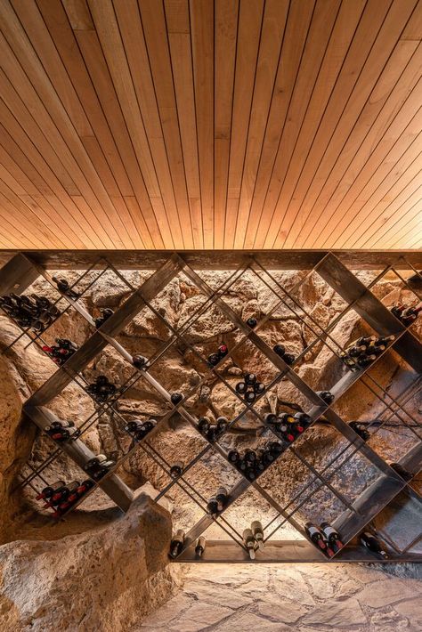 Wine Cellar Architecture, Cave A Vin Design, Cellar Inspiration, Wine Cellar Inspiration, Wine Store Design, Wine Cellar Wall, Wine Room Design, Wine Cellar Basement, Glass Wine Cellar