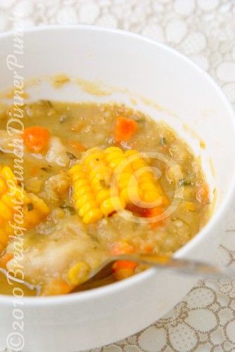 Trinidad Corn Soup Recipe, Caribbean Corn, Caribbean Meals, Soup In Crockpot, Heart Soup, Caribbean Dishes, Corn Soup Recipes, Carnival Celebration, Trinidad Recipes