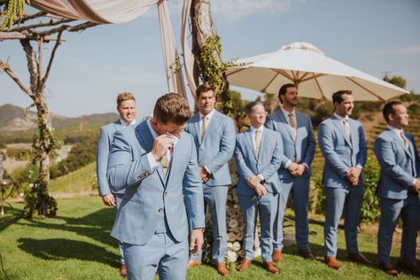 light blue groomsmen suit custom blue groomsmen suit powder blue grooms suit custom grooms suit Light Blue Groomsmen Suits, Light Blue Groomsmen, Gray Groomsmen, Blue Groomsmen Suits, Blue Groomsmen, Wedding Groomsmen Attire, Suits Groom, Grooms Suit, Groomsmen Grey