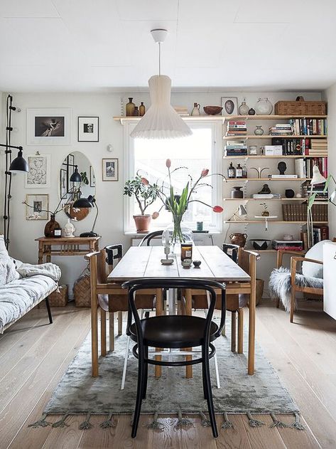 Scandinavian Loft, Bedroom Photography, Bohemian Apartment, Stockholm Apartment, Swedish Interiors, Sweden House, Vintage Apartment, 1970s Home, Scandinavian Apartment