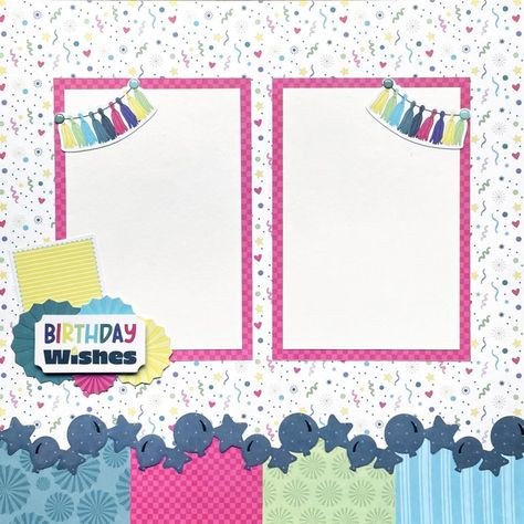 Creative Memories Scrapbooking Layouts, Birthday Scrapbook Layouts, Creative Memories Scrapbooking, Recipe Template, Birthday Scrapbook, Memory Scrapbook, Photo Sketch, Creative Memories, Jump In