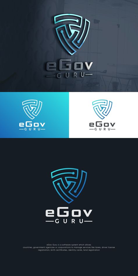 Software Logo Design Ideas, Tech Logo Ideas, Automation Logo, Software Logo, Logo Software, Tree Logo Design, Security Logo, Product Logo, Protection Logo