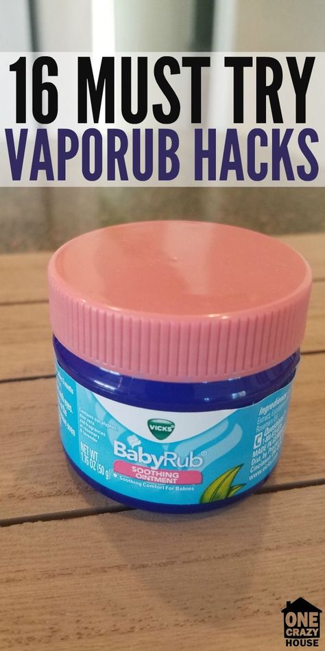 16 Must Try Vicks Vaporub Hacks #VicksHacks #HealthHacks Vic Vaporub, Vapo Rub Uses, Vapo Rub, Vicks Vapor Rub, Vicks Vapor, Chesty Cough, Vicks Vaporub Uses, Chest Rub, Uses For Vicks