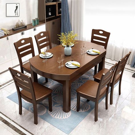 Product Overview What is Included Size: 47.2"L x 30.7"W x 29.5"H 54.3"L x 33.9"W x 29.5"H 59.1"L x 35.4"W x 29.5"H Popular Table Lengths: 48 inches 54 inches 60 inches Table Height: Standard Height (28"-33") Style: Modern Shape: Round Table Base Material: Wood Top Wood Species: Rubberwood Base Wood Species: Rubberwood Wood Tone: Espresso Wood Light Wood Medium Wood Color: Nut-Brown Wood Brown Table Top Color: Brown Natural Table Base Color: Brown Natural Table Base Type: Legs Purposeful Distressing Type: No Distressing Weights & Dimensions Overall Table Length - End to End: 47" (120 cm) 54" (138 cm) 59" (150 cm) Overall Width - Front to Back: 31" (78 cm) 34" (86 cm) 35.5" (90 cm) Overall Table Height - Top to Bottom: 29.5" (75 cm) Maximum Expanded/Extended Table Length - End to End: 47 Contemporary Dinner Table, Dinner Table Wood, Brown Table, Table Extensible, Solid Wood Dining Table, Wood Light, Table Height, Table And Chair Sets, Wood Dining Table