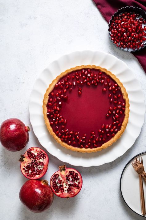 Tart Christmas, Cheesecake Tart, Pudding Chia, Pomegranate Recipes, Cheesecake Tarts, Ricotta Cheesecake, Torte Cupcake, Classic Cheesecake, Think Food