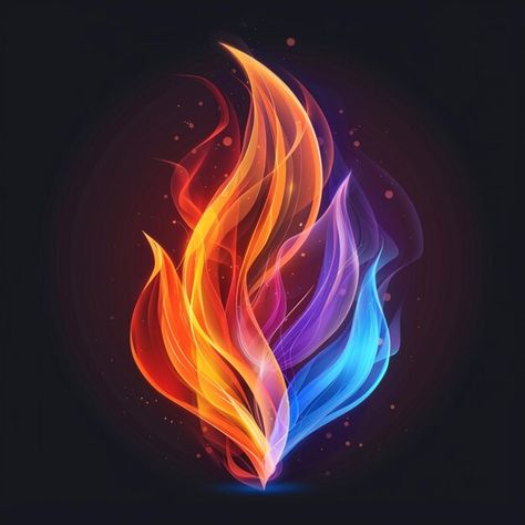 Photo flame shaped colors against a blac... | Premium Photo #Freepik #photo Flame Watercolor, Flames Photography, Flame Drawing, Adventure Drawing, Flames Art, Teal Wallpaper Iphone, Drawing Flames, Flames Tattoo, Fire Graphic