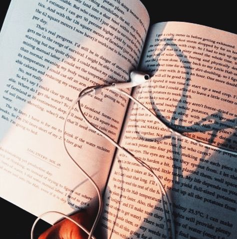 An Open Book, Open Book, Headphones, Reading, Books, Music