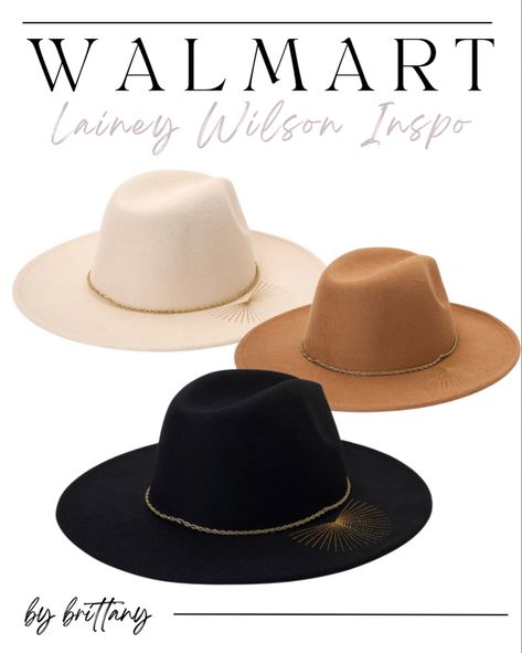 No Boundaries Women's Embroidered Fedora Hat from Walmart for under $15! Fall right into your Lainey Wilson outfit era with each color of these beautiful hats. Follow my shop @brittanyjohnson on the @shop.LTK app to shop this post and get my exclusive app-only content! #liketkit #LTKstyletip #LTKSeasonal #LTKGiftGuide @shop.ltk https://liketk.it/4kVwh Lainey Wilson Hat Diy, Lainey Wilson Costume, Lainey Wilson Hats, Lainey Wilson Outfits Concert, Laney Wilson Outfits, Embroidered Fedora, Lainey Wilson Concert Outfits, Lainey Wilson Style, Lainey Wilson Outfits