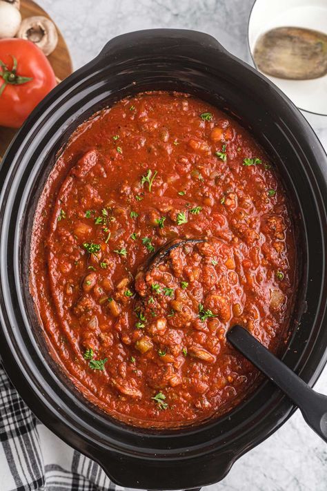 Crockpot Meat Sauce, Italian Beef Crockpot Tomato Sauce, Crockpot Sunday Sauce, Slow Cooker Sunday Gravy, Sunday Gravy Recipe Italian Slow Cooker, Slow Cooker Cherry Tomato Sauce, Slow Cooker Sunday Sauce, Slow Cooker Fresh Tomato Sauce, Sunday Sauce Italian Crockpot