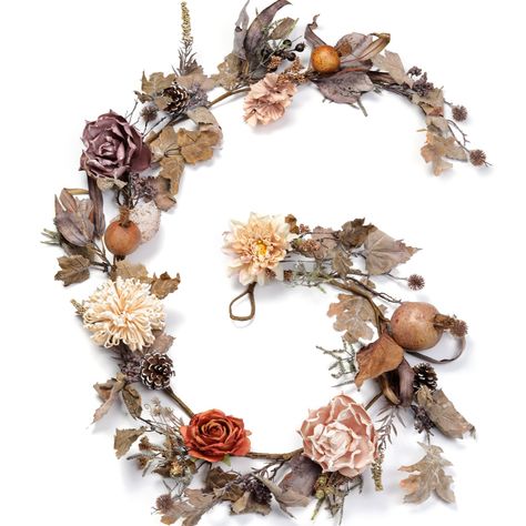 PRICES MAY VARY. 【Unique Handmade Design】Celebrate the beauty of fall with handcrafted 6 ft fall garland. Each flower garland showcases a blend of vibrant dahlias, magnolias, roses, and chrysanthemums, accented with pomegranates, pine cones, berries, maple leaves, and an assortment of dried leaves. This unique combination brings a rich and festive touch to your seasonal decor 【Product Details】This handmade 6 ft fall decor garland is a stunning addition to your fall decor. It features three pomeg Fireplace Porch, Chic Fall Decor, Dollhouse Holiday, Mantle Fireplace, Farmhouse Decorations, Fall Leaf Garland, Fall Fireplace, Neutral Fall Decor, Harvest Thanksgiving