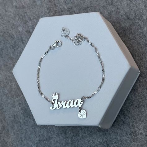 Name necklace silver