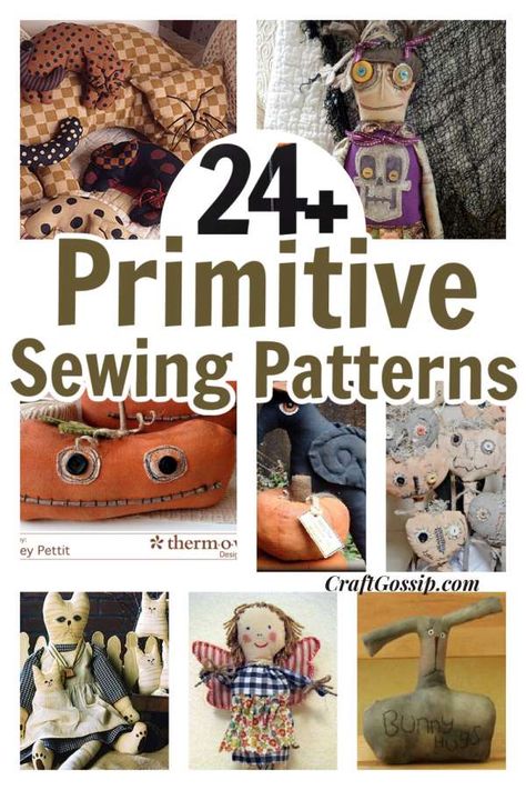 Primitive Quilt Patterns Free Folk Art, Folk Art Patterns Free, How To Make Primitive Dolls, Primitive Cat Patterns Free, Primitive Doll Patterns Free Sewing, Primitive Patterns Free Printable, Primitive Sewing Patterns Free, Primitive Pigs Folk Art, Primitive Halloween Patterns