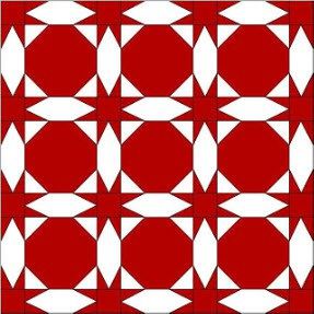 Free pattern: Red and White quilt – Quilting Red And Tan Quilts, National Wear Red Day, Wear Red Day, Snowball Quilts, Quilt Star, Two Color Quilts, White Quilts, Red And White Quilts, Red Day