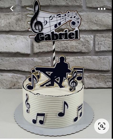 Guitar Birthday Cakes, Bolo Musical, Broadway Party, Piano Cakes, 72 Birthday, Music Cake, Photo Cake Topper, Little Pony Cake, Pony Cake