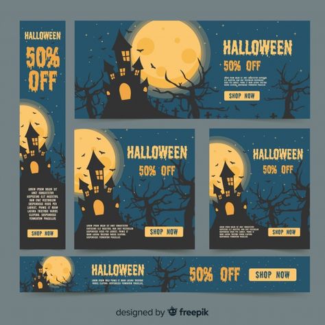 Halloween Sale Design, Halloween Banner Design, Banner Ideas Design, Halloween Newsletter, Halloween Poster Design, Banner Graphic Design, Halloween Graphic Design, Product Banner, Halloween Web