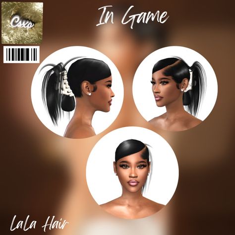 LaLa Hair 🤎 Sims 4 Mod Face, Sims 4 Alpha Cc Jewelry, Sims 4 Cc Skin Clothes, Sims 4 Hairstyles Female, Sims 4 Black Sims Download, Sims4 Urban Hair, Sims 4 Cc Airpods, Sims Piercings, Sims 4 Dimples