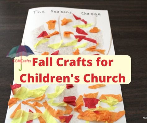 Fall Bible School Crafts, Thanksgiving Sunday School Lesson Crafts Preschool, Fall For Jesus Crafts For Kids, Fall Christian Crafts For Preschoolers, Church Fall Crafts For Kids, Church Fall Crafts, Fall Bible Crafts For Preschool, Fall Craft Ideas For Kids Church, Fall Bible Lessons For Preschoolers