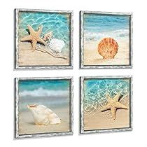 Starfish Pictures, Beach Picture Frames, Seascape Artwork, Wooden Artwork, Ocean Wall Decor, Beach Artwork, Wall Art Beach, Ocean Pictures, Beach Wall Decor