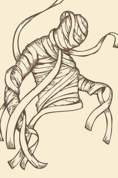 Mummy Art Drawing, Mummy Sketch, Mummy Drawing, Mummy Tattoo, Mummy Art, Mummy Design, Eternal Sleep, Bible Drawing, Holiday Rugs