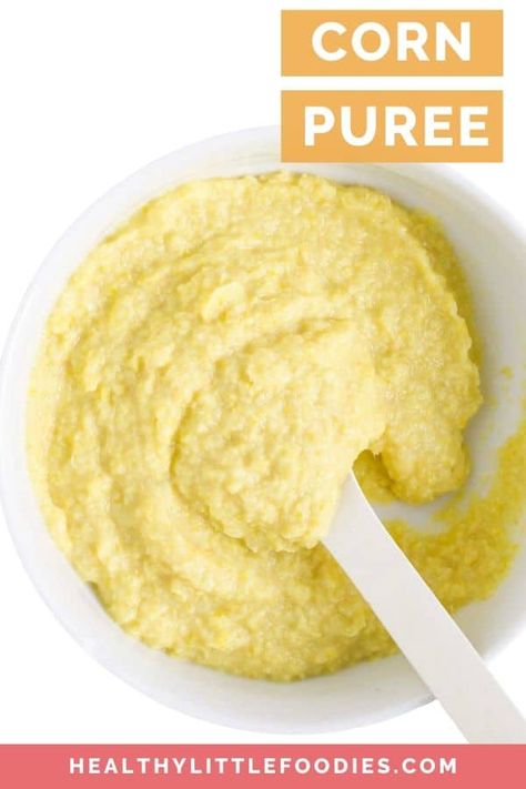 Sweet corn puree is a great way to introduce your baby to one of summers greatest pleasures. Fresh or frozen sweet corn puree is a great healthy addition to your baby food diet. Sweet Corn Puree Recipe, Corn Puree Baby, Corn Puree Recipe, Sweet Corn Puree, Corn Puree, Fancy Plating, Lite Recipes, Baby Purees, Cook Corn