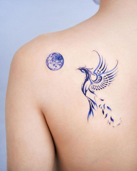 10 Best Small Phoenix Tattoo Ideas You Have To See To Believe! | Outsons | Men's Fashion Tips And Style Guides Simple Phoenix Tattoo, Phoenix Tattoo Women, Small Phoenix Tattoo, Watercolor Phoenix Tattoo, Phoenix Tattoo Ideas, Japanese Phoenix Tattoo, Phoenix Tattoo Feminine, Small Phoenix Tattoos, Phoenix Bird Tattoos