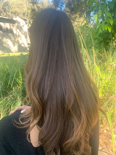 Juliette Ferrars - Shatter Me by Tahereh Mafi Long V Shaped Layered Hair, Long Brown Hair Aesthetic, Healthy Brown Hair, Silky Wavy Hair, Juliette Ferrars, Waist Length Hair, Long Shiny Hair, Brown Hair Inspo, Tahereh Mafi