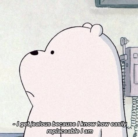 Will you promise me that you'll always love me ? :( Ice Bear Crying, Ice Bear Quotes, Wallpaper Iphone Funny, We Are Bears, Ice Bear We Bare Bears, Bear Quote, Promise Me, Best Friend Thoughts, We Bare Bears Wallpapers