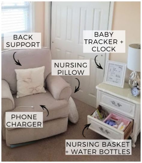 30 Life-Changing Hacks For New Moms - worldtravelling Nursing Basket, Breastfeeding Station, Sofia Grace, Baby Kicking, Pumping Moms, Baby Sleep Problems, Baby Arrival, Nursing Pillow, Breastfeeding Tips