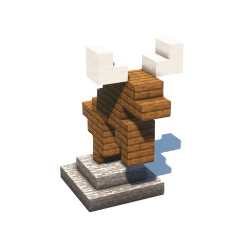 Simple Minecraft Statues, Minecraft Guardian Statue, Minecraft Small Dragon Statue, Rabbit Statue Minecraft, Minecraft Tiny Statue, Stone Statue Minecraft, Minecraft Stop Sign, Small Mine Entrance Minecraft, Dog Statue Minecraft