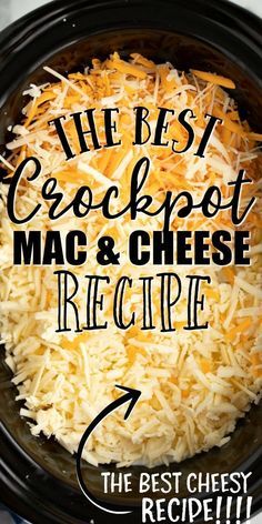 This homemade crockpot mac and cheese recipe comes together beautifully in your slow cooker. This is no ordinary crockpot mac and cheese recipe because it’s extra creamy and full of flavor thanks to an amazing combo of milk, seasonings, plus cheddar and parmesan cheese. Best Crockpot Mac And Cheese, Mac And Cheese Easy Recipe, Mac N Cheese Crockpot, Crockpot Mac And Cheese Recipe, Mac And Cheese Easy, Crockpot Mac N Cheese Recipe, Best Mac N Cheese Recipe, Easy Mac N Cheese, Crockpot Mac And Cheese