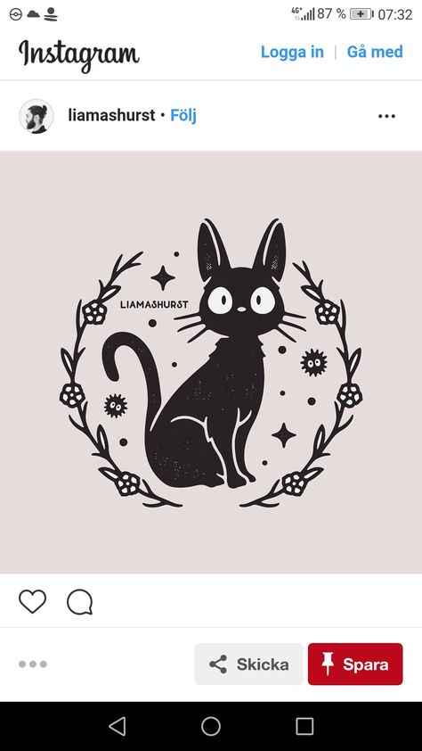 Kiki Cat Tattoo, Gigi Kiki Delivery Service Tattoo, Gigi Kiki’s Delivery Service Tattoo, Kikis Delivery Service Tattoo Minimalist, Jiji Kiki's Delivery Service Tattoo, Kiki's Delivery Service Nails, Jiji Tattoo, Kiki's Delivery Service Tattoo, Liam Ashurst