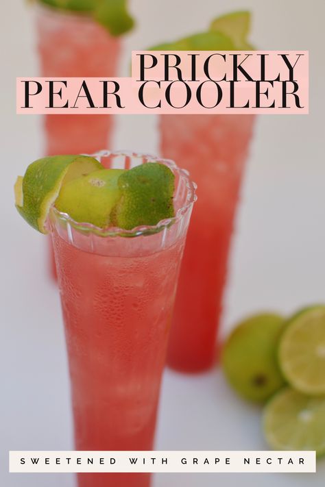 Prickly Pear Mojito, Prickly Pear Non Alcoholic Drinks, Prickly Pear Drink Cocktails, Prickly Pear Vodka Recipes, Southwest Cocktails, Prickly Pear Drink Recipes, Prickly Pear Mocktail, Prickly Pear Vodka Drinks, Prickly Pear Drinks