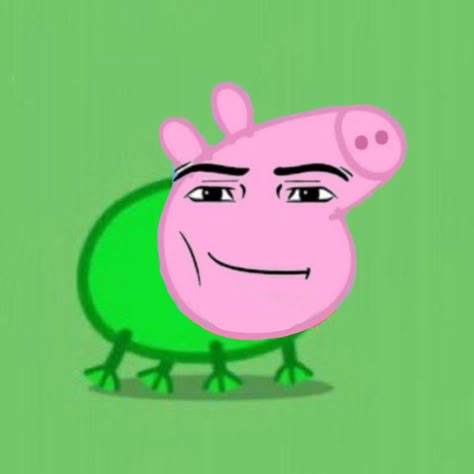 Rana 🐸 de Peppa pig 🐖 con cara 😃 de Peppa pig Preppy Peppa Pig Pfp, Peppa Pig Pfp, Peppa Pig Random, Peppa Pig Aesthetic, Pippa Pig, Peppa Pig Pictures, Peppa Pig Imagenes, Heo Peppa, Peppa Pig Memes