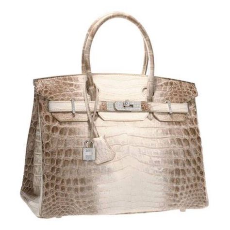 Crocodile Hermés Birkin with diamond accents sold at auction for $185,000 Diy Rucksack, Rare Hermes Birkin, Most Expensive Handbags, Expensive Bag, Limited Edition Bag, Expensive Handbags, Kardashian Kollection, Perfect Handbag, Hermes Handbags